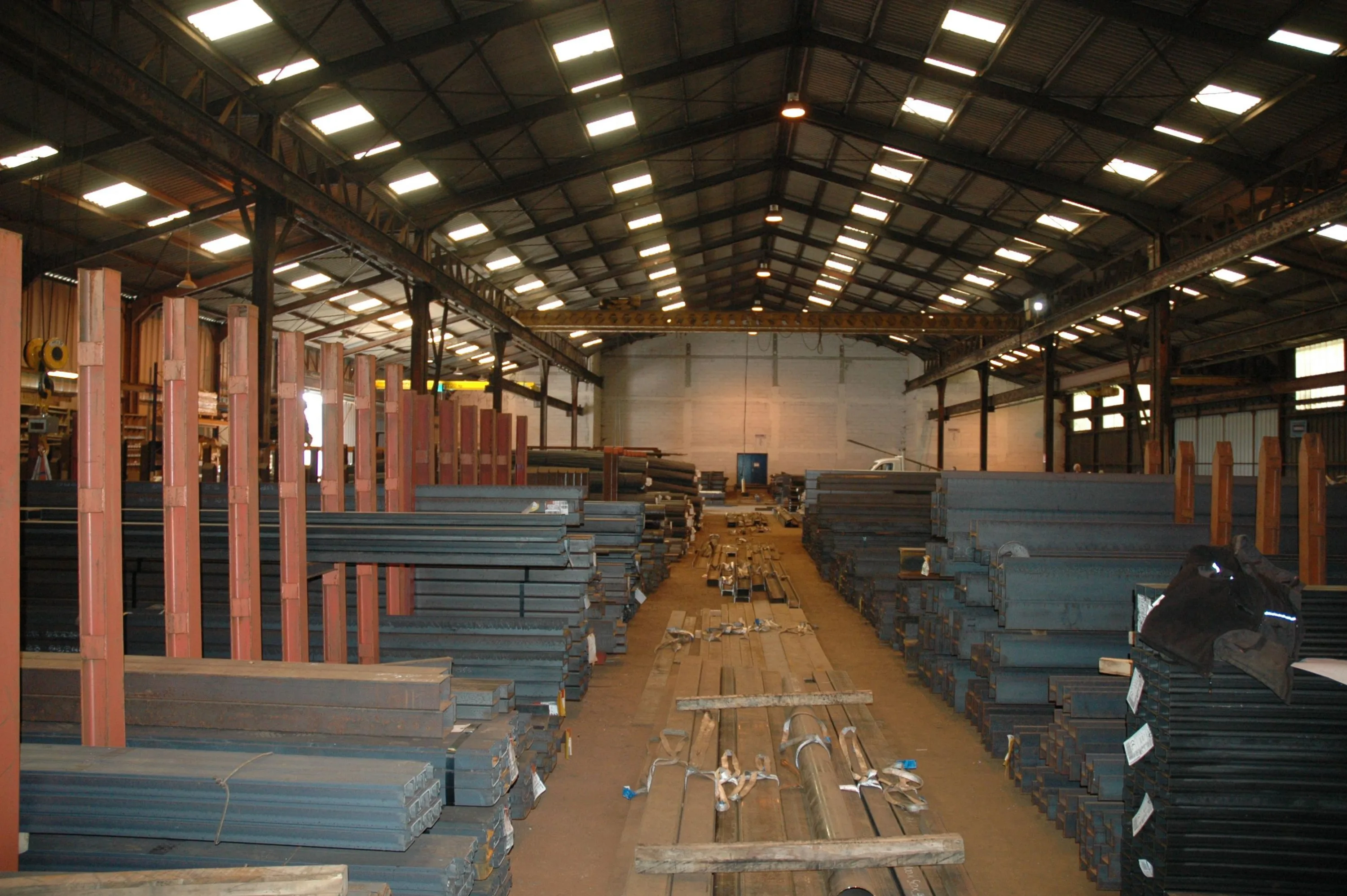 Stock de poutrelles